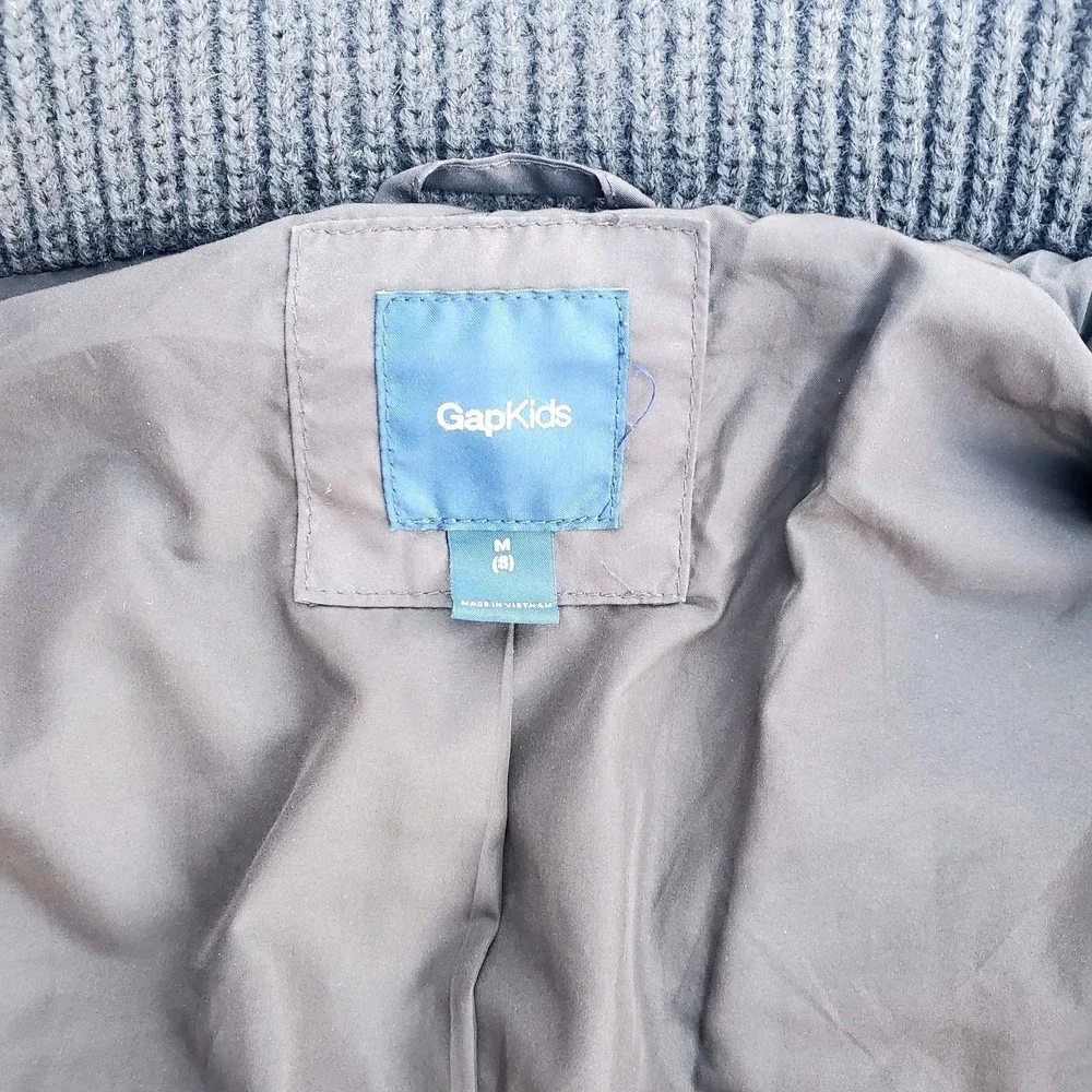GAP Kids ♡  Girls Brown‎ Puffer Long Parka Jacket Coat ♡ Size M (8)
